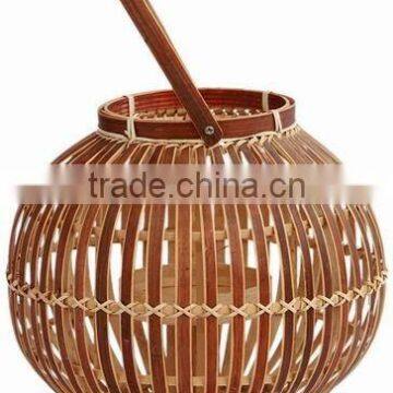 Natural Vintage Bamboo Lantern photo-5
