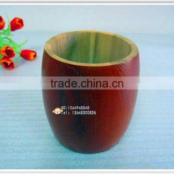 Small Wooden Barrel Paulownia Wooden Bucket With Lid for Coffee/candy photo-2