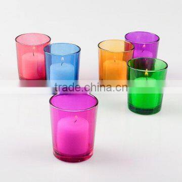 Mosica Flower Pot Votive Colorful Candler Holders Set of 12 photo-5