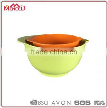 Factory special priced fancy solid color batter small mixing bowl, industrial mixing bowl