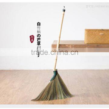 BAMBOO HANDLE SOFT GRASS BROOM photo-2