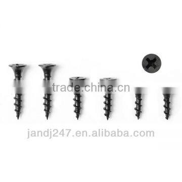 3.5 x 25mm Black Drywall Screws with Fine or Coarse Thread