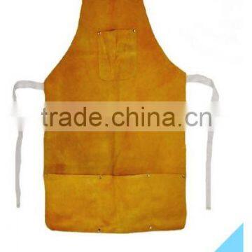 Split Leather Welding Bib Apron Protective Clothing Carpenter Blacksmith Gardening photo-2