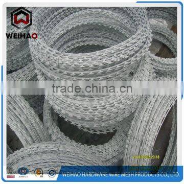 Anping Factory Galvanized Concertina BTO-22 Razor Barbed Wire photo-4