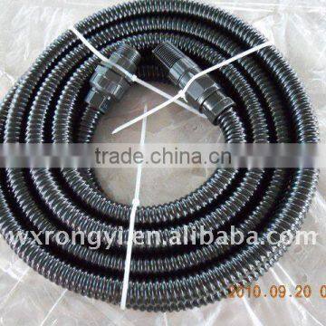 Black drainage pipe garden hose