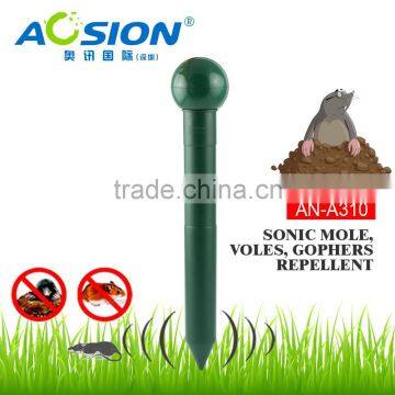 Plastic tube sonic mole removal machine mole repeller