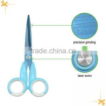 Soft Tpr Ring Office and Household Scssiors photo-3