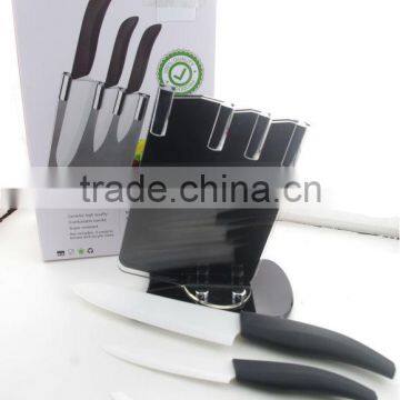 4pcs Ceramic Knife Set With Acrylic Block photo-2
