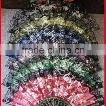 Spanish Plastic Hand Folding Fan photo-6