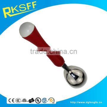 red hand shank high-end metal eco-friendly ice cream spoon with high quality