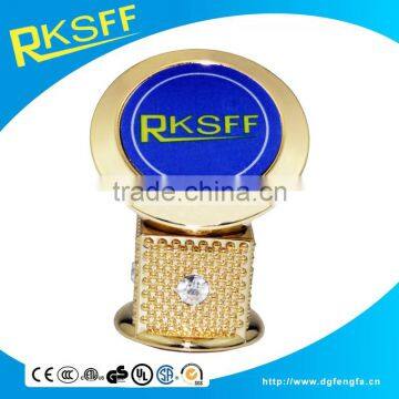 2016 Hot Sell Elegent High-end Golden Color With Diamond Phone Car Holder photo-6