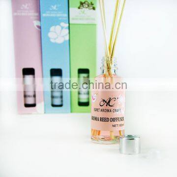 Wholesale glass diffuser bottles with rattan sticks liquid shape reed diffuser