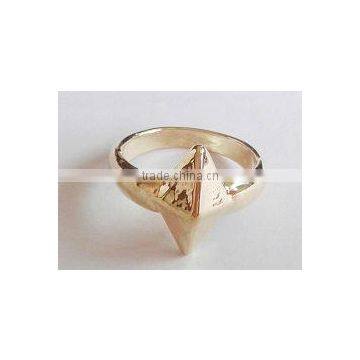 Ice shape Alloy ring