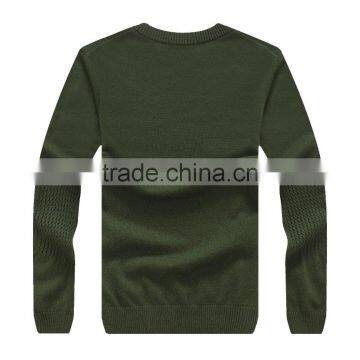 Men's 100% Cashmere Modern Knitting Blank Sweater photo-2