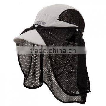 White Gauze Male Mosquitoes in Summer Bees Neck Guard Covered Face Fishing Hat Man Sun Hat Covered Face Outdoor Sun Hat photo-2