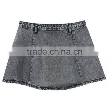 Garment Factory New Arrival Short Sexy Jeans Skirt photo-3