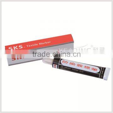 Kearing brand #SKS-TM25-Y,Permanent fabric Laundry textile Markerr,economical SKS fabric toothpaste textile marker