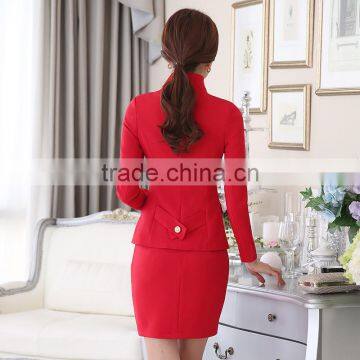 Custom Popular Women Unifiorm Suit for Hotel/ Office/ Long Sleeve Uniform photo-4