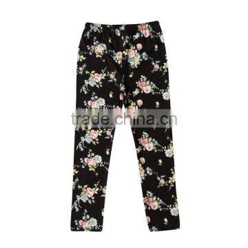 2017 Spring Kids Legging Fashion Children Floral Pants Girls Leggings Print Casual Girl Pants Kids Baby photo-4