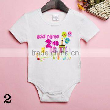 Baby Romper Birthday Print (gliiter, Color). no Minimum Quantity Required! 3days Ready to Send. photo-6