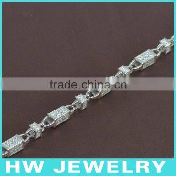 Bullet Chain, 36inch, Bling Bling Jewelry Necklace, Hip Hop Men Necklace,, Ice Out Jewelry,HWNE90317 photo-4