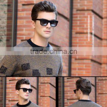 MSW0050 Winter Men's Sweater 100% Wool Collar Men's Fashion Boutique Sweater