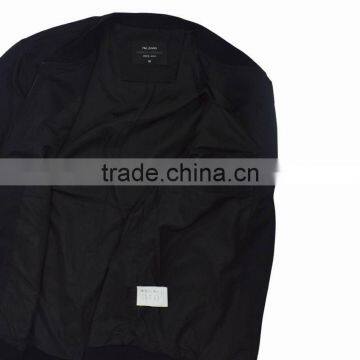 Retro Picture Design Young Men All Black Bomber Jackets photo-5