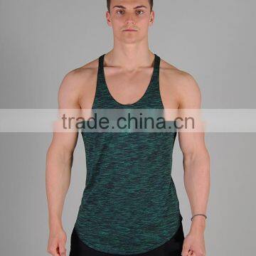 Custom stringer vest, tri-blend fitness singlet, gym tank top