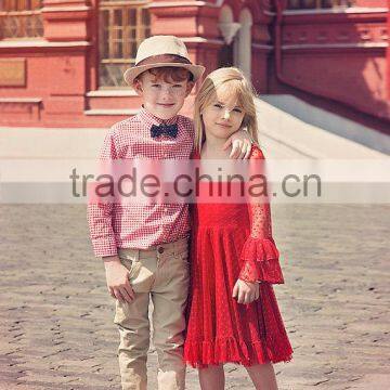 Apparel Manufacturers Custom High Quality Kid Dress Fashion Clothing for Children photo-4