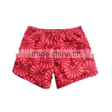 Custom Print Colorful Ladies Hot Beach Shorts Women's Fashion Surfing Board Shorts photo-2