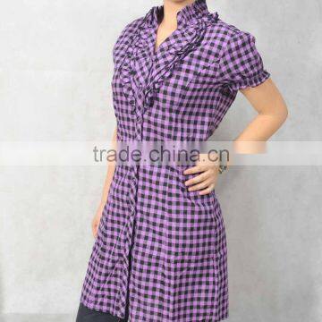 ladies plaid shirt