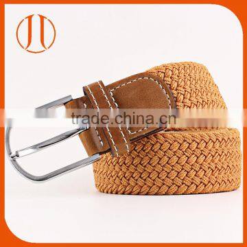 Camel Cotton Pin buckle webbing weaving fabric strap belt