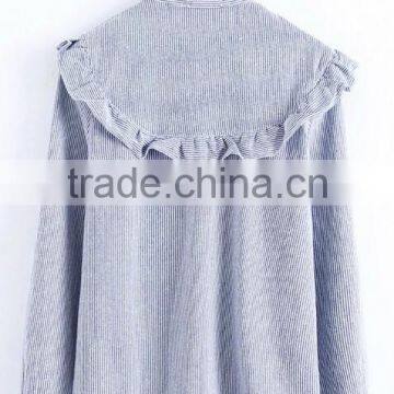 Runwaylover EY2360B Women Embroidery Blouses Floral Vintage Loose Office Linen Tops Ladies Shirts photo-5