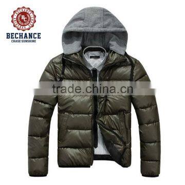 LZ328 Custom European New Style Warmth Mens Winter Down Jacket Hoodies