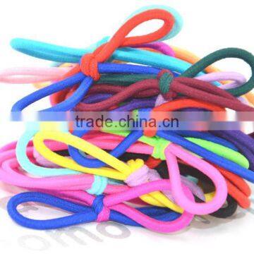 The Candy Color Bow Knoted Elastic Splice Hair Tie photo-3
