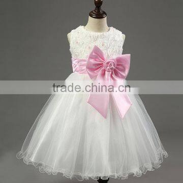 2015 New Flowers Dress For Girls For Wedding and Party Summer Baby Clothes Princess Party Kids Dresses For Girl Infant Costume photo-5