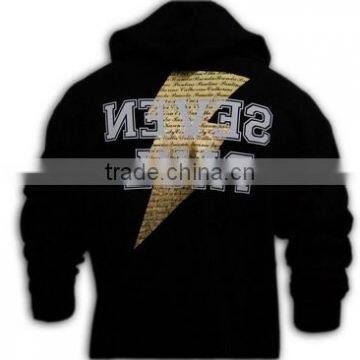 Great Workmanship Screen Print Classic Men Leisure Zipper Sweatshirt photo-6