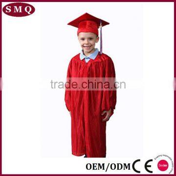 Shiny Robe Kindergarten Children Graduation Cap and Gown photo-2