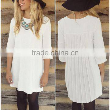 Elegant Summer Women Casual Long Sleeve Dress Fashion Designs For Wholesale 2017 photo-6