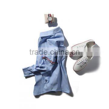 Latest White Shirt Couple Shirt Mens Casual Shirts Lady Blouse photo-5