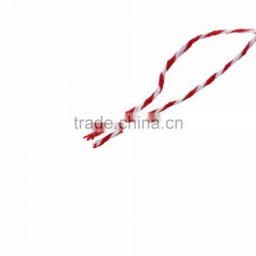 Wholesale High Quality Colored Red Stripe Cotton Jewelry Sewing Thread Cord photo-2