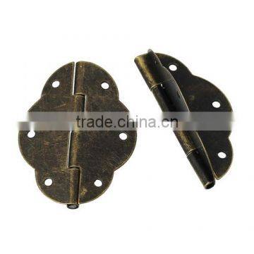 Antique Bronze 6 Holes Door Butt Hinges (rotated from 0 degrees to 270 degrees) 5.6cmx4.1cm