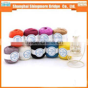China Supplier From Knitted Cotton Yarn Factory Cheap Wholesale Cotton Yarn With Silk for Yarns Knitting photo-6