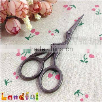 Vintage Fancy Design Thread Embroidery Scissors Bronze Bird Scissors photo-4