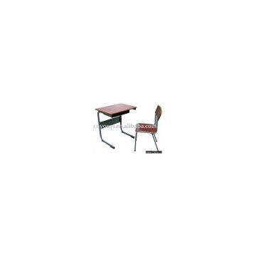 school desk and chair