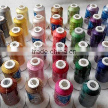 Hot Sale 40 Brother Colors Series 100% Polyester Machine Embroidery Thread Filament For Brother Janome ,500m*40 Kit , Best Deals photo-3