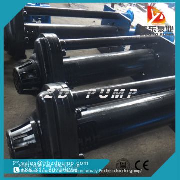 Rubber liner or metal liner vertical sump pump, submersible mining slurry pump