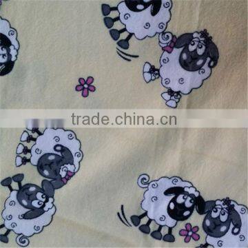 100% cotton flannel printing baby fabric