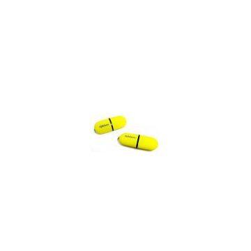 Plastic Yellow USB Flash Drives