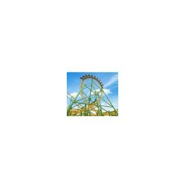 Suspended Loop Amusement Parks Roller Coasters, Playground Equipment Slides